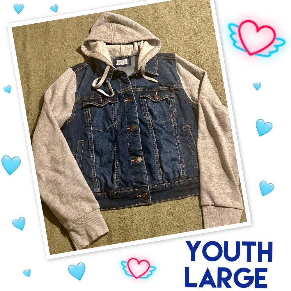 Wax Jean Youth Large Denim/Hoodie
